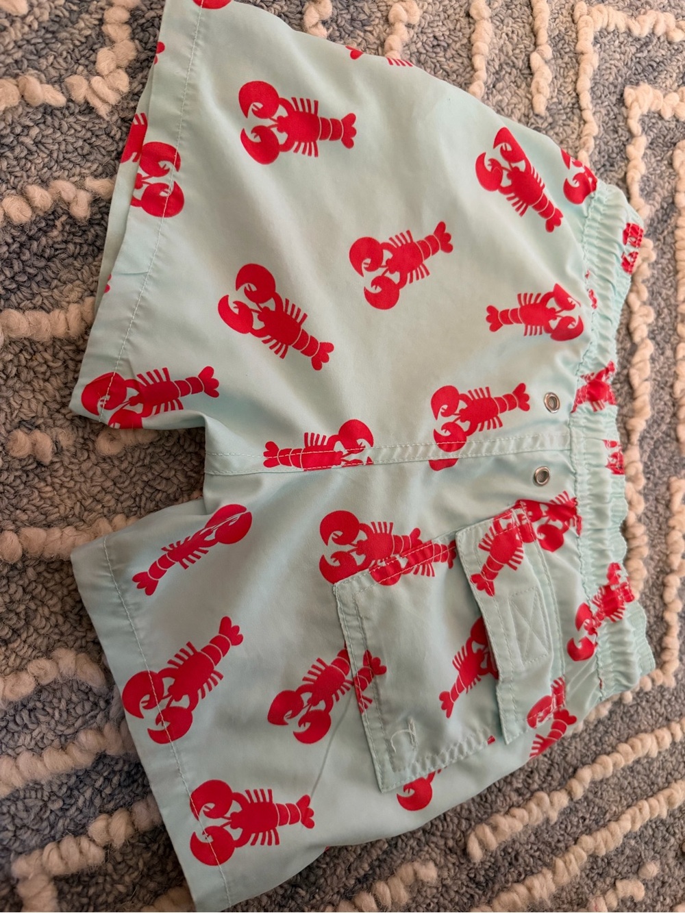 Tom & Teddy 3-4T Boys Red Lobster Swim